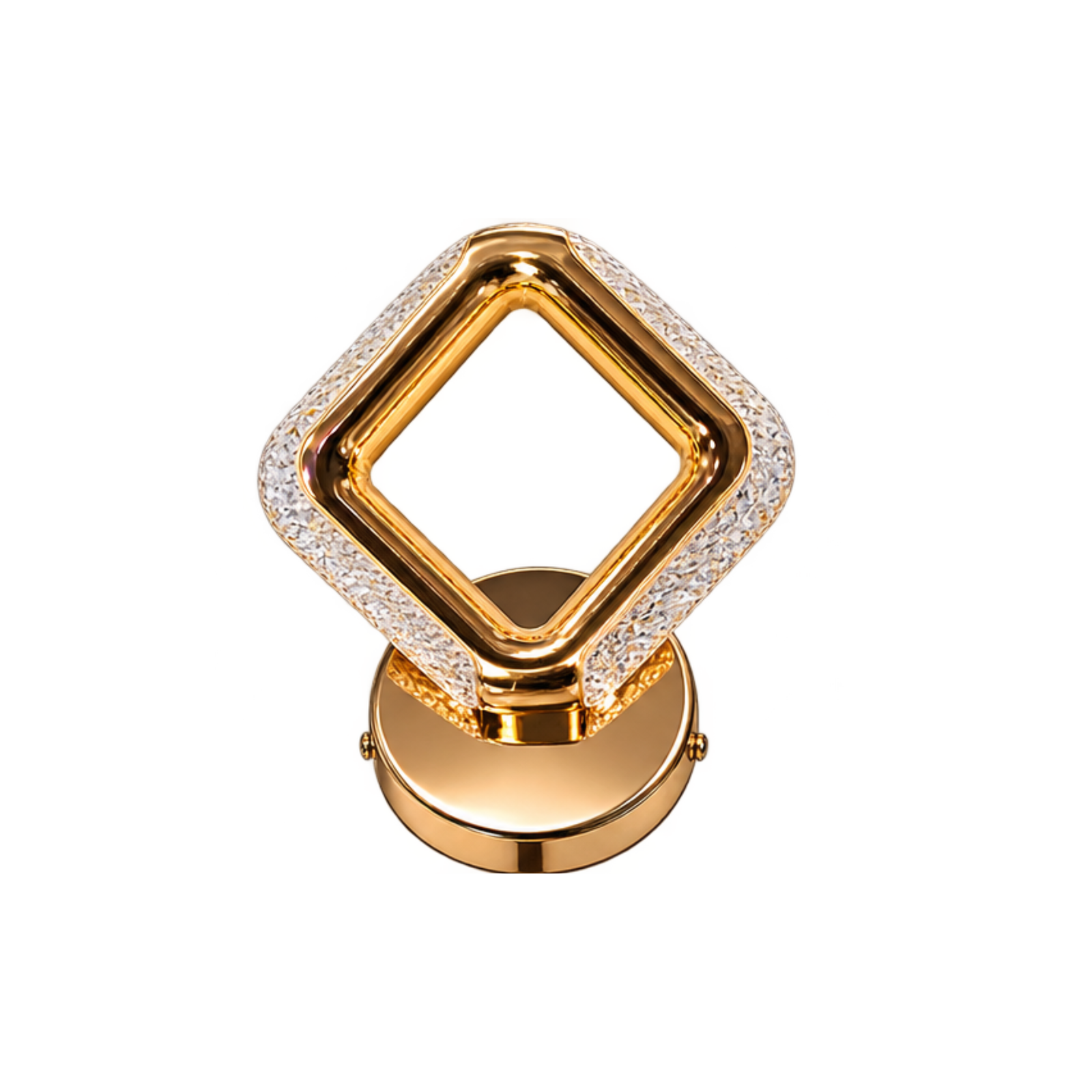 1 Luxury Golden Crystal Decorative Wall Light - Image 1