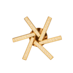LumiStar Gold Crystal 6-Bar LED Chandelier