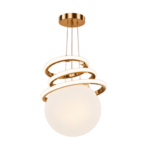 Modern Spiral LED Hanging Light