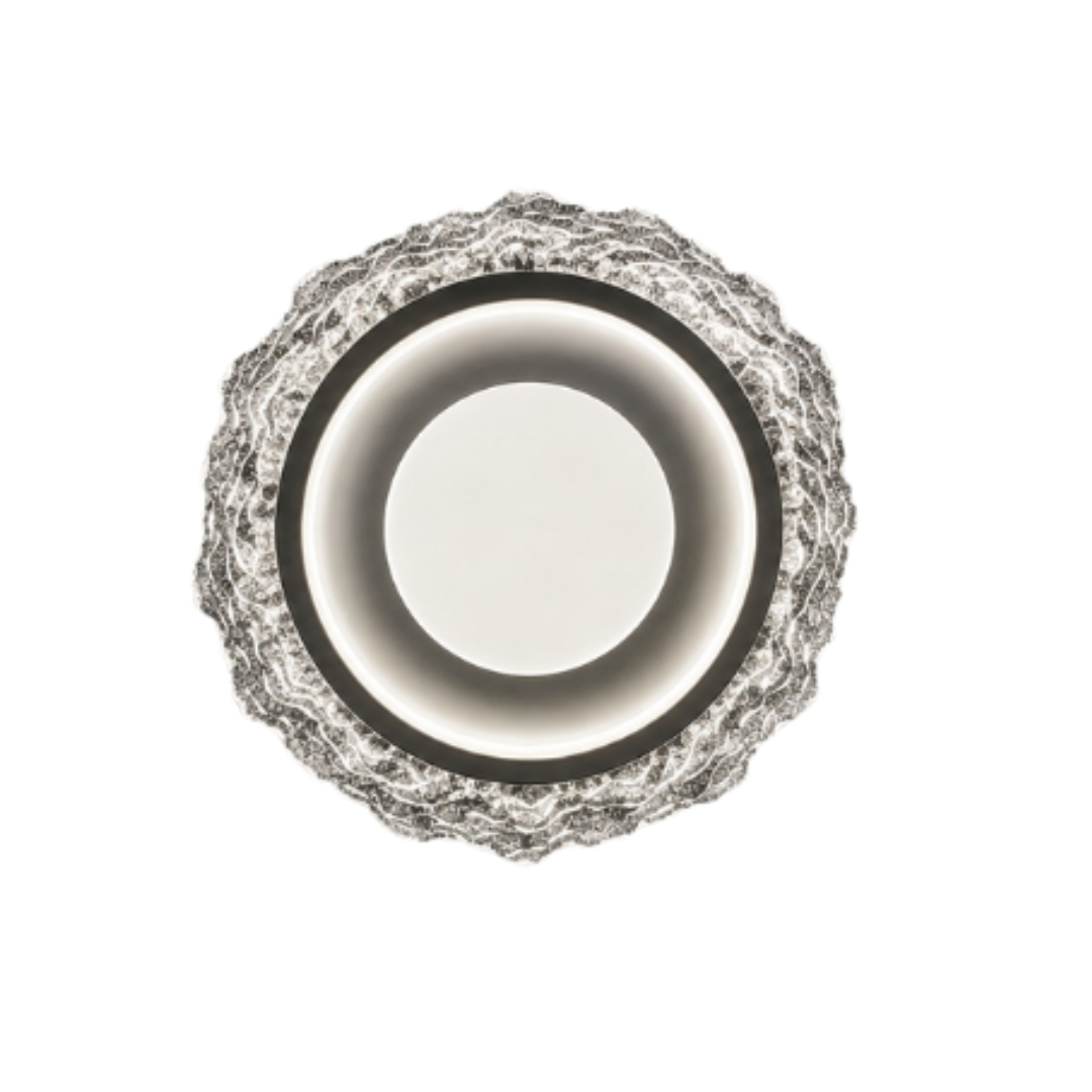 2(18) Modern Crystal Ring LED Wall Light - Image 1