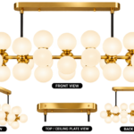 Modern Globe Ball LED Hanging Chandelier
