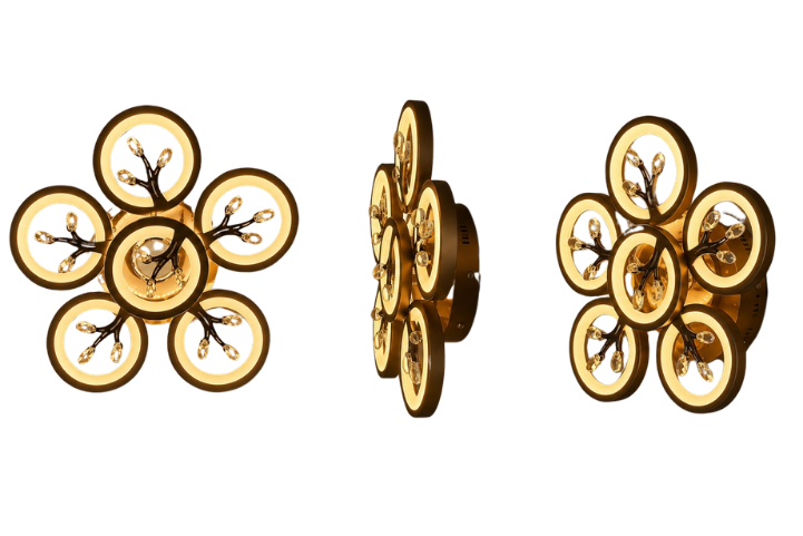 HANGING CHANDELIER CATALOGUE (37) Floral LED Wall Light - Image 1
