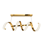 Modern Wave LED Hanging Chandelier