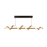 Modern Wave Spiral LED Pendant Chandelier